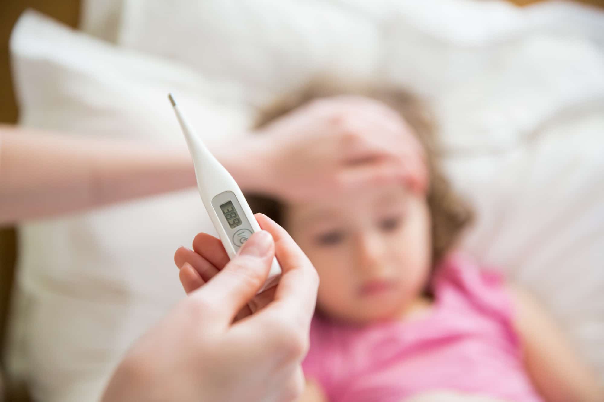 unsafe fever temperature for kids